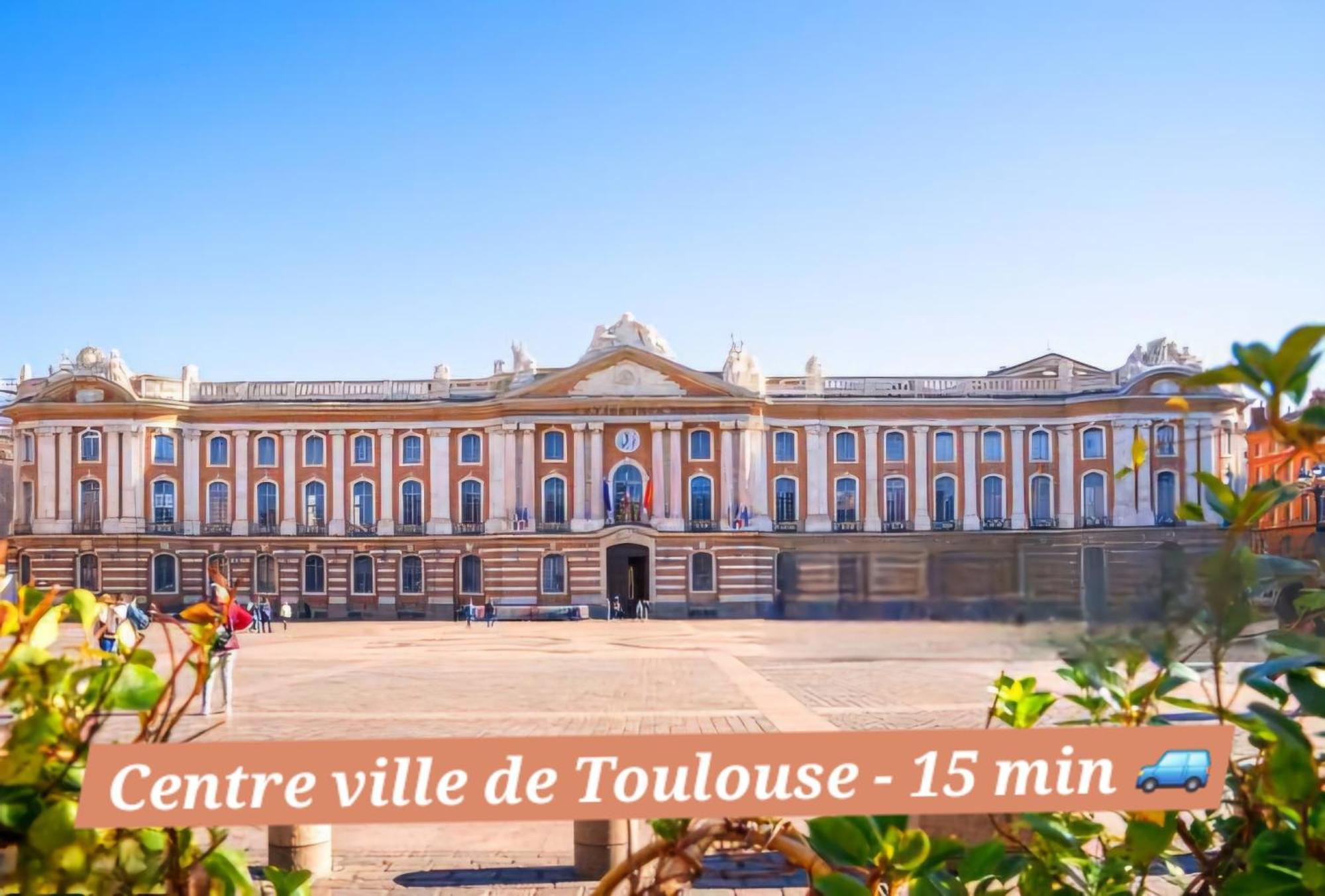 T2 Havre De Paix 2 A 4 P - Terrasse - Parking - Piscine - Salle Sport - Tennis Toulouse Bagian luar foto